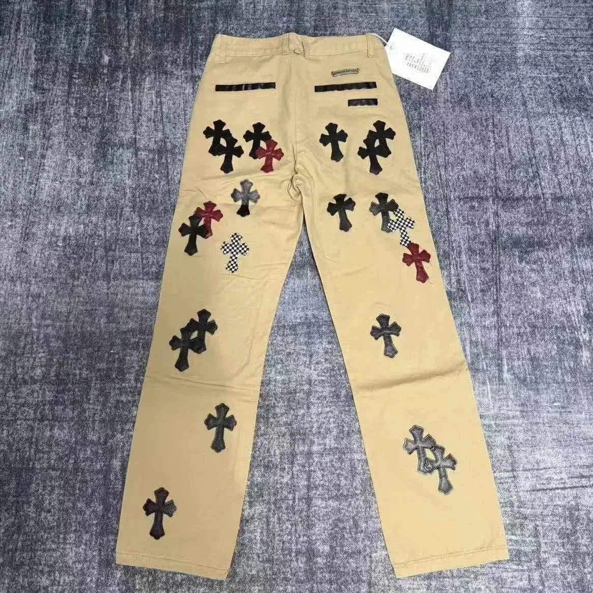 Chrome Hearts Chrome Hearts CH Cross Khaki Pants Multicolor - 1