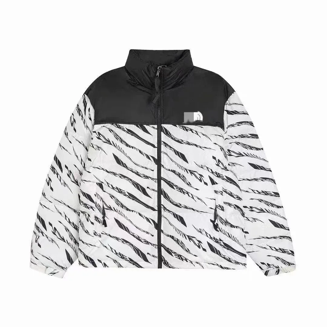 The North Face Nuptse Zebra White Jacket