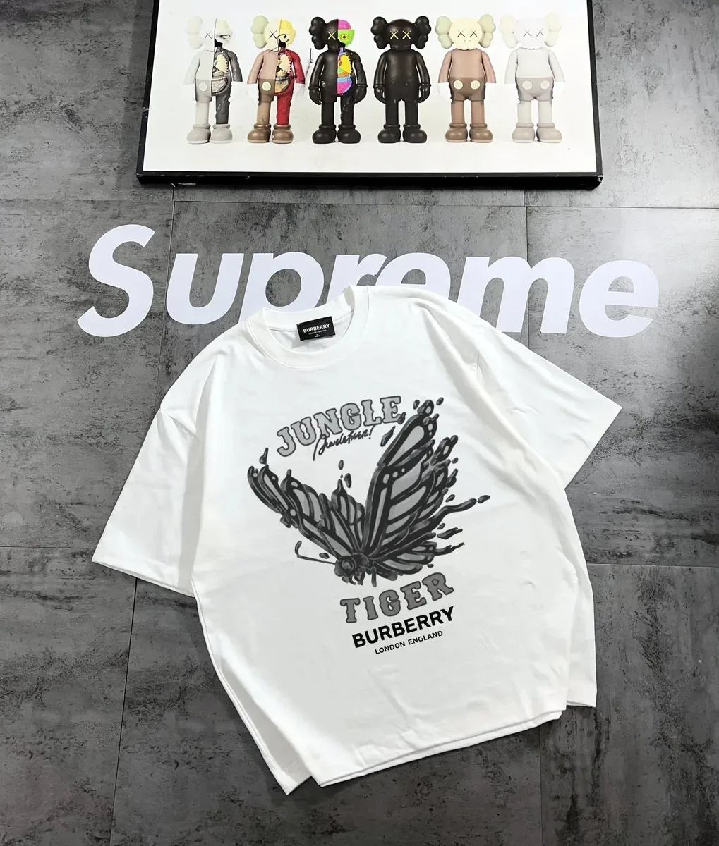 Burberry KAWS Collaboration Jungle Tiger White T-Shirt