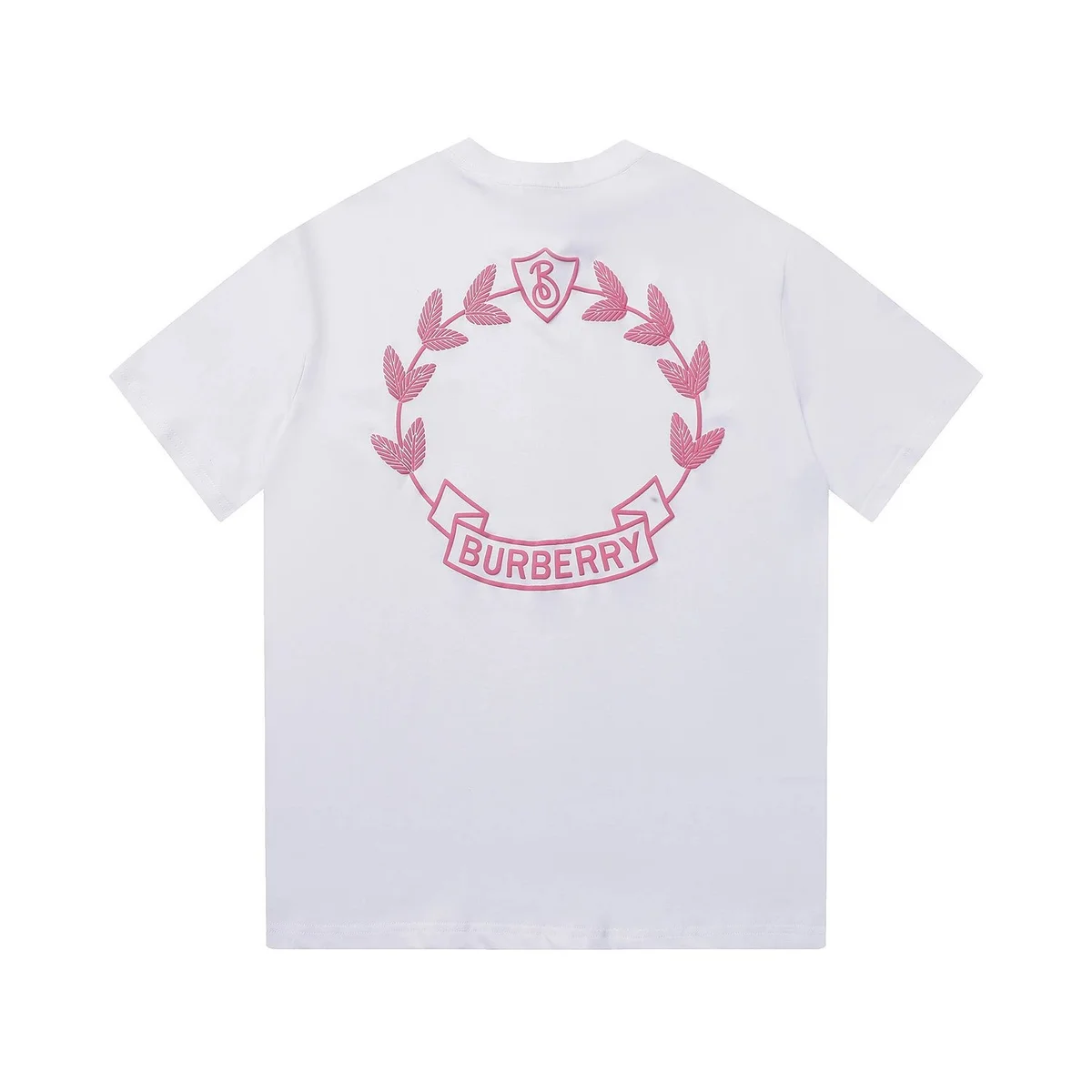 Burberry White Pink Logo T-Shirt
