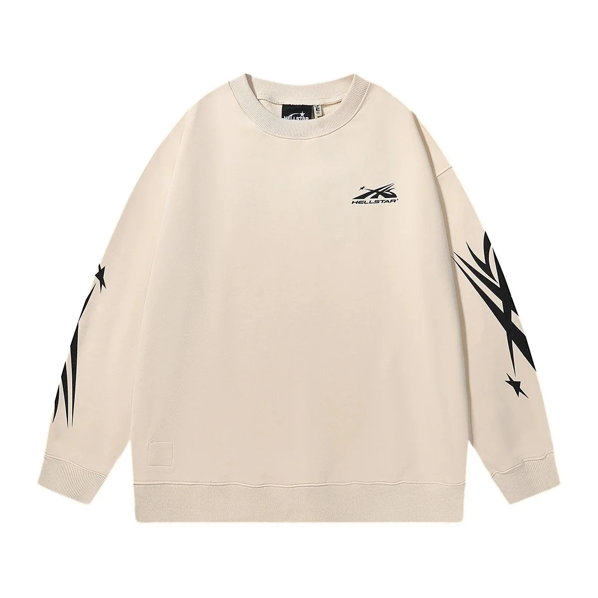 Hellstar Studios Beige Graphic Sweatshirt