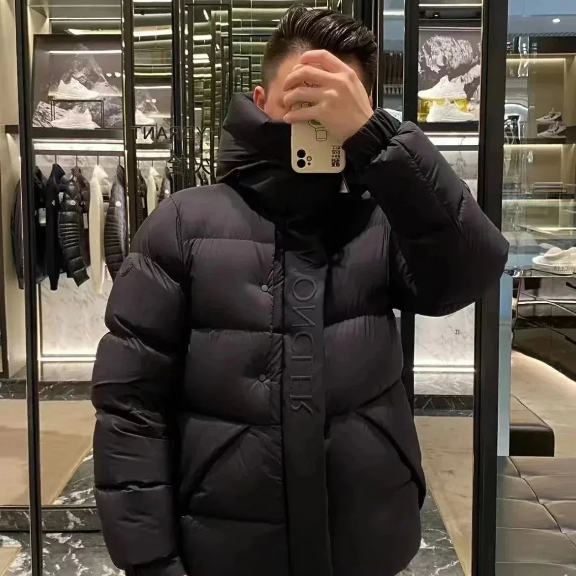 Moncler Maya Black Puffer Jacket