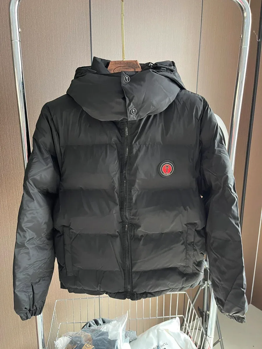 Black Puffer Jacket with Hood
