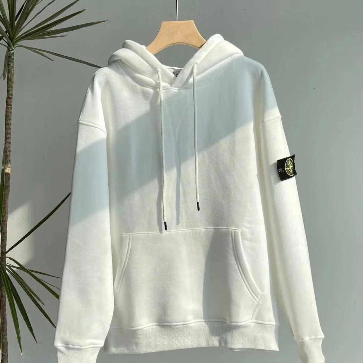 Stone Island 68-15 White Hoodie