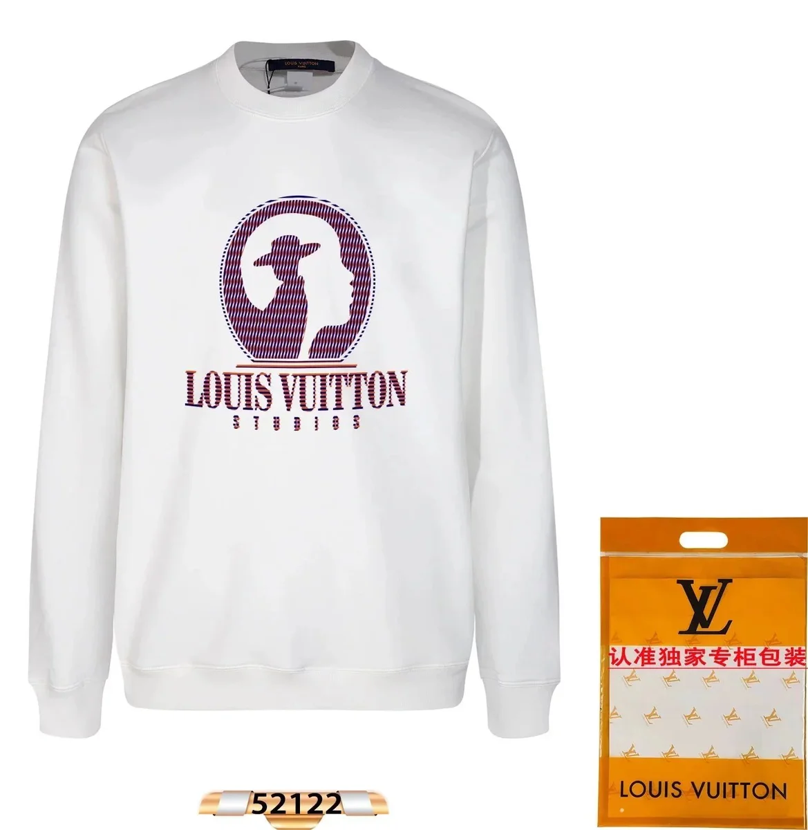Louis Vuitton Studios White Logo Sweatshirt