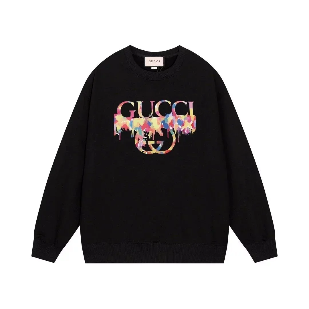 Gucci Black 'Painted GG' Sweatshirt