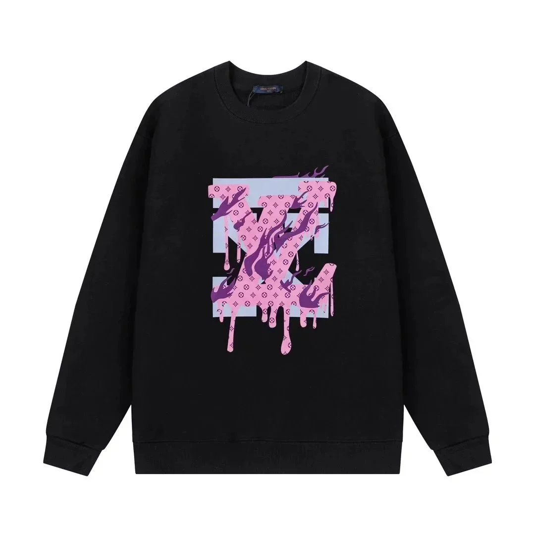 Louis Vuitton Off-White OW100 Black Graphic Sweatshirt