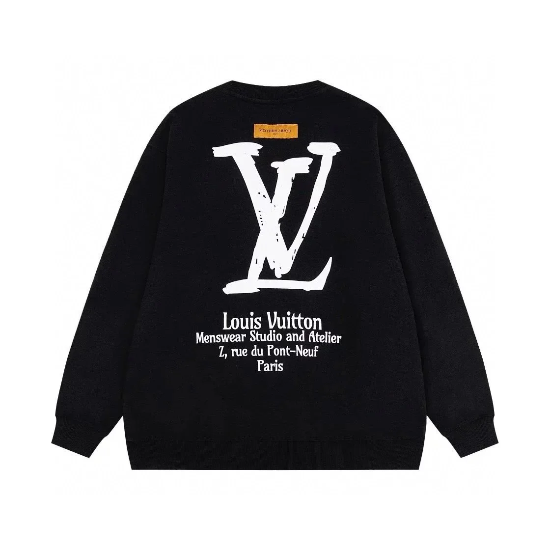 Louis Vuitton Menswear Studio and Atelier Black Sweatshirt