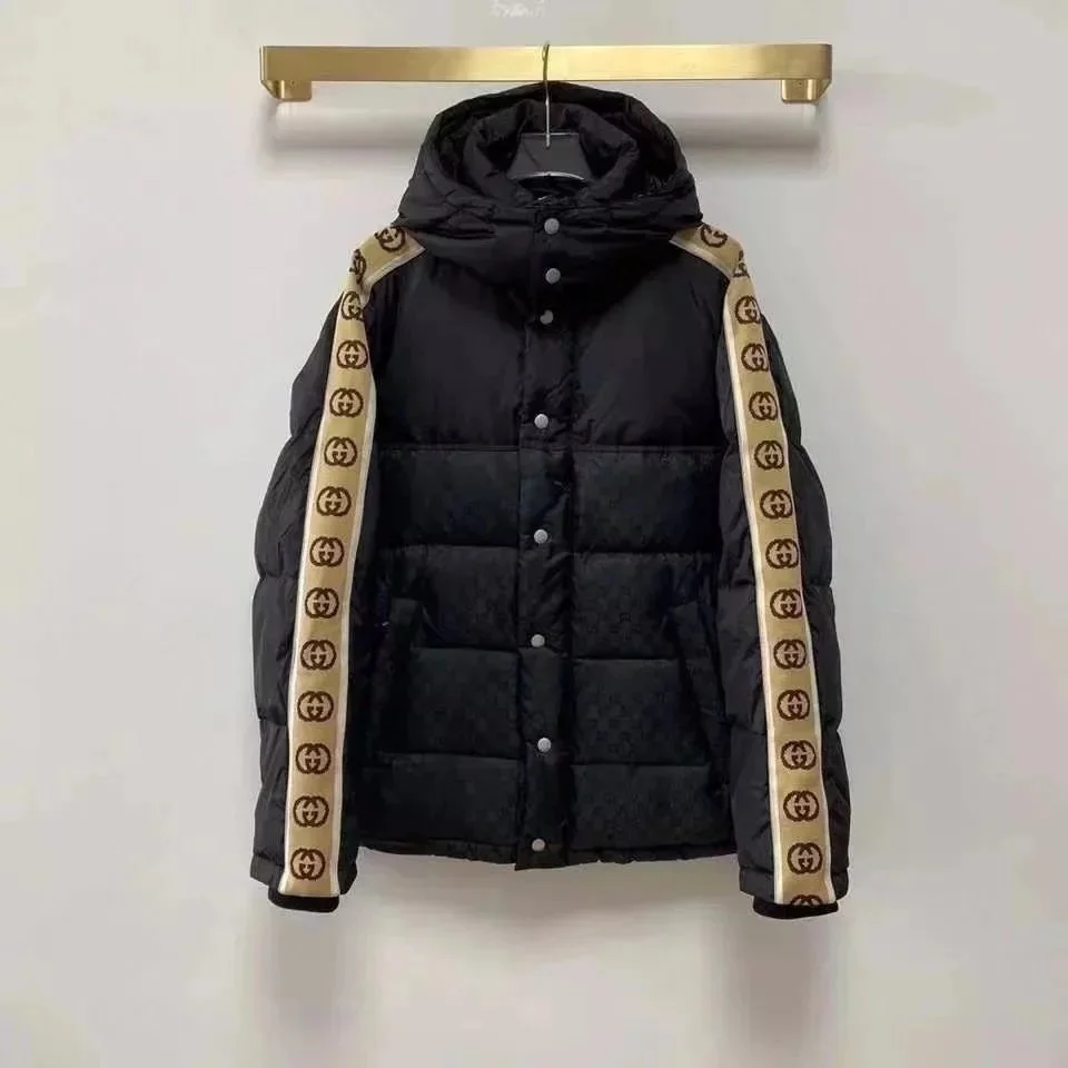 Gucci GG Monogram Black Puffer Jacket