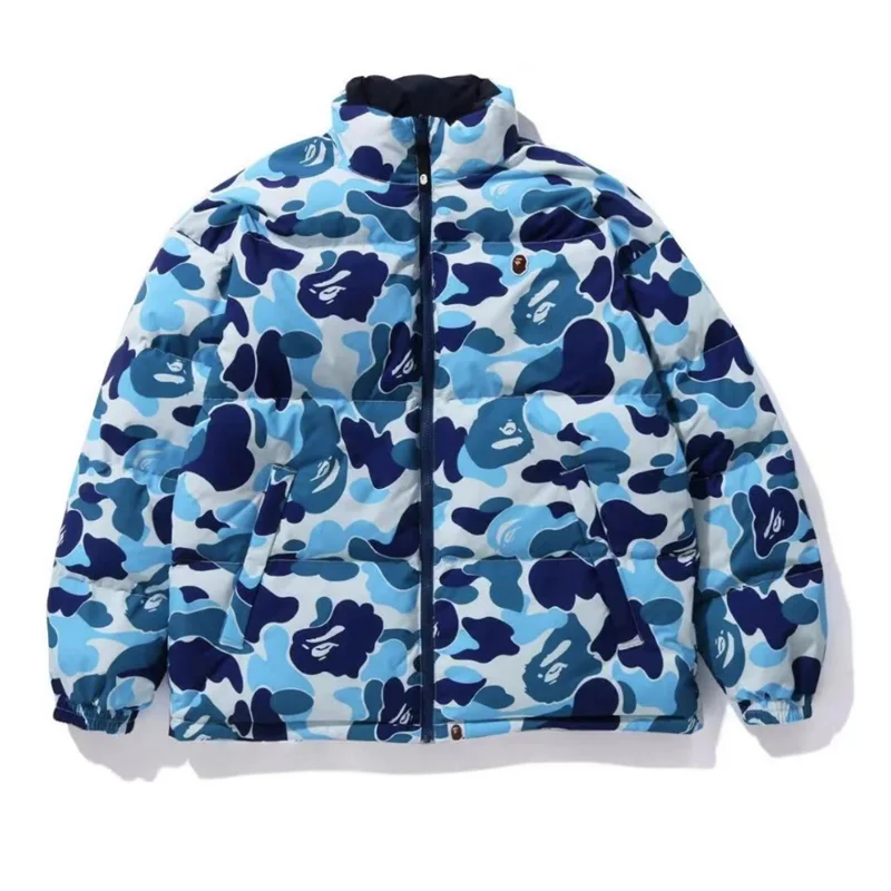 A Bathing Ape BAPE STA Blue Camo Parka