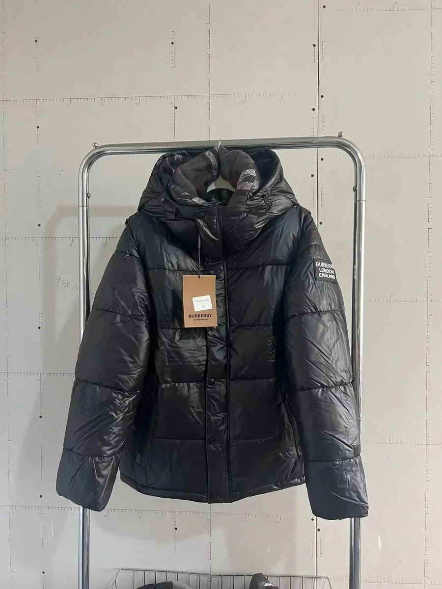 Burberry Black Puffer Jacket Parka