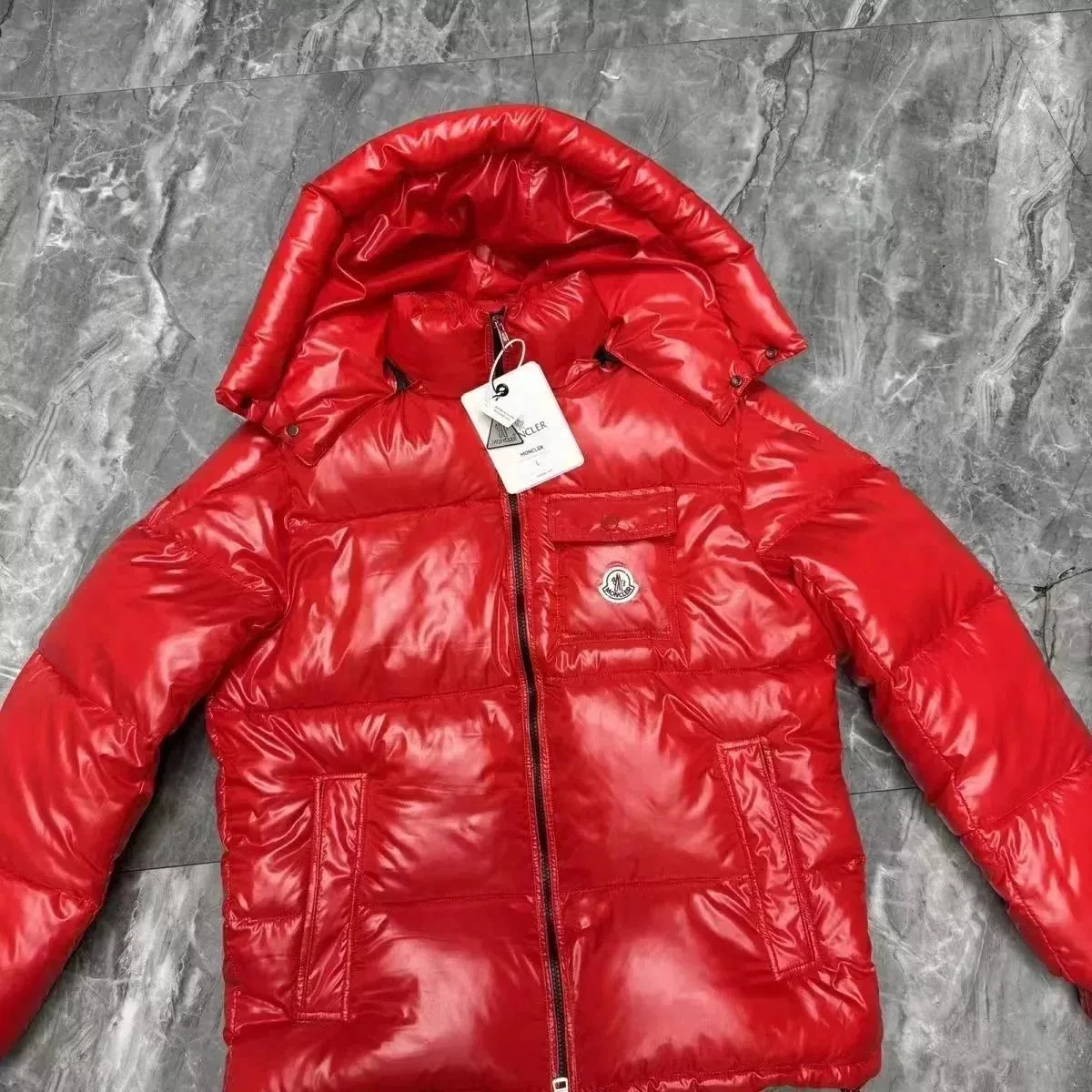 Moncler Maya Red Parka
