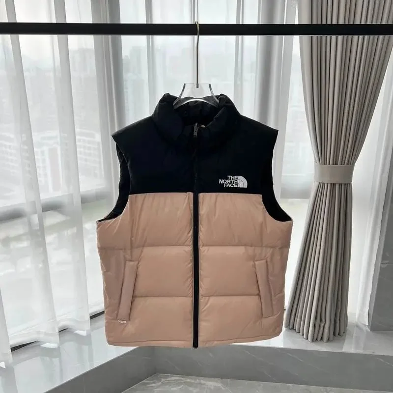 The North Face Nuptse Beige/Black Vest