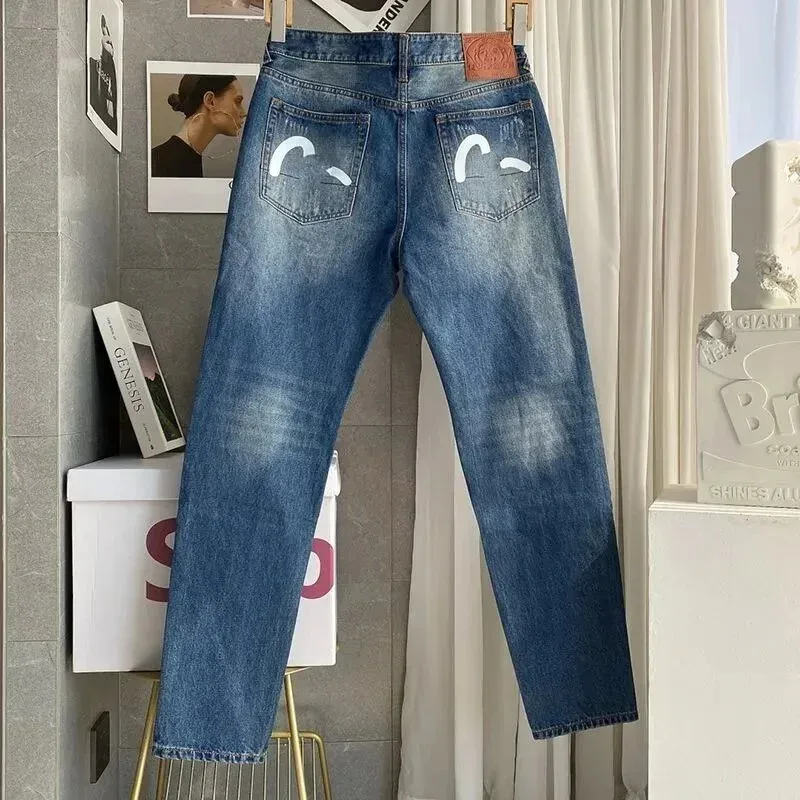 Rick Owens Geobasket Blue Denim Jeans