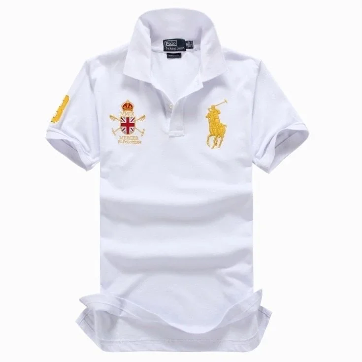 Ralph Lauren Polo White Mercer British Icon Short Sleeve Shirt