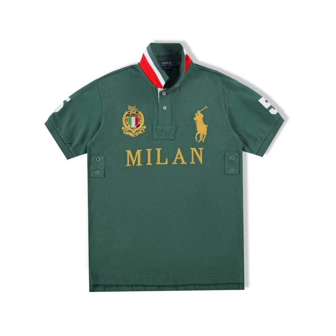 Polo Ralph Lauren Classic Logo Milan Green Polo Shirt