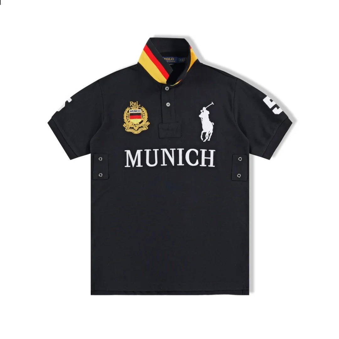 Ralph Lauren Munich Black Polo Shirt
