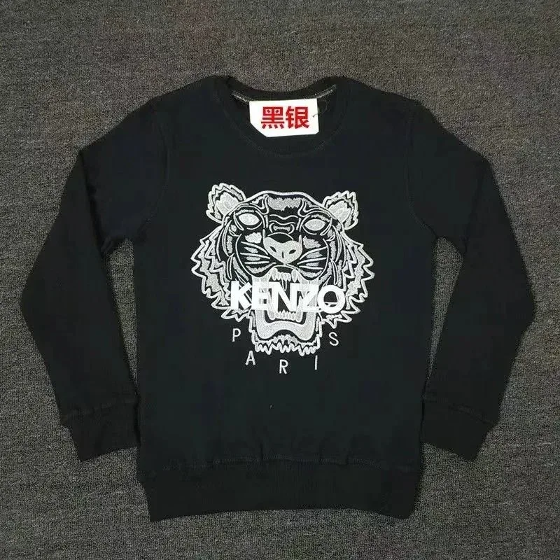 Kenzo Kenzo Tiger Head Black Sweatshirt Black - 1