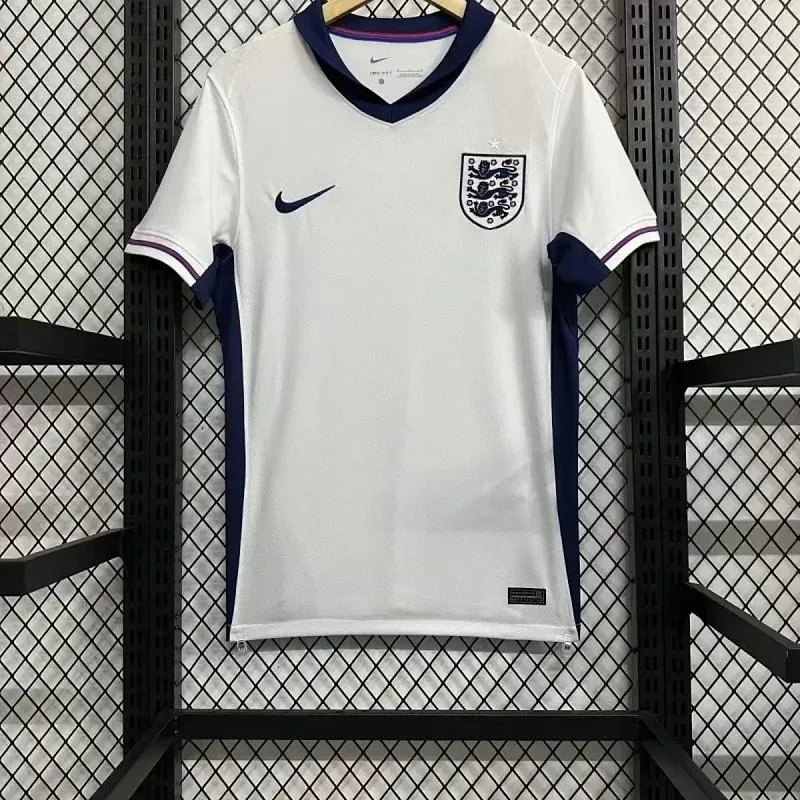 Nike England Away Jersey White Blue Men's Football Shirt
