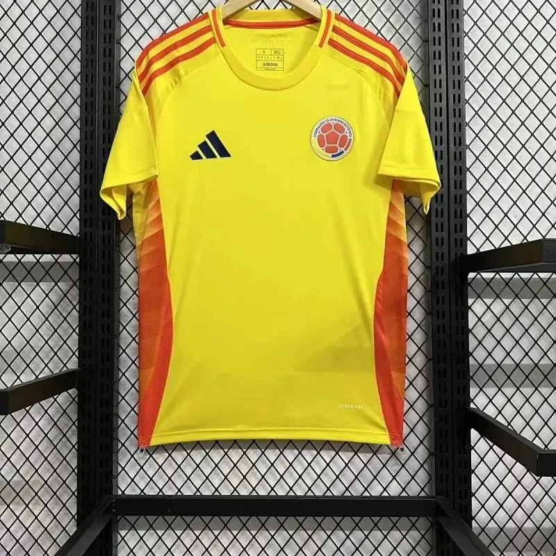 Adidas Classic Football Yellow Colombia Jersey