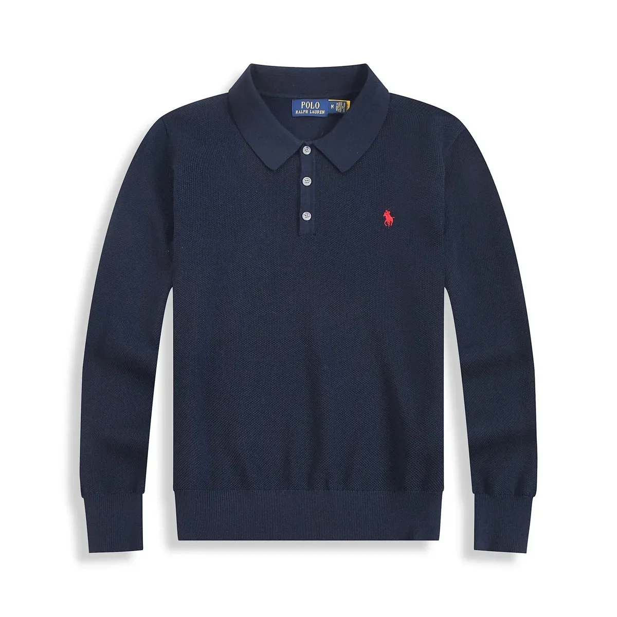 Polo Ralph Lauren Classic Logo Polo领蓝色 Sweater