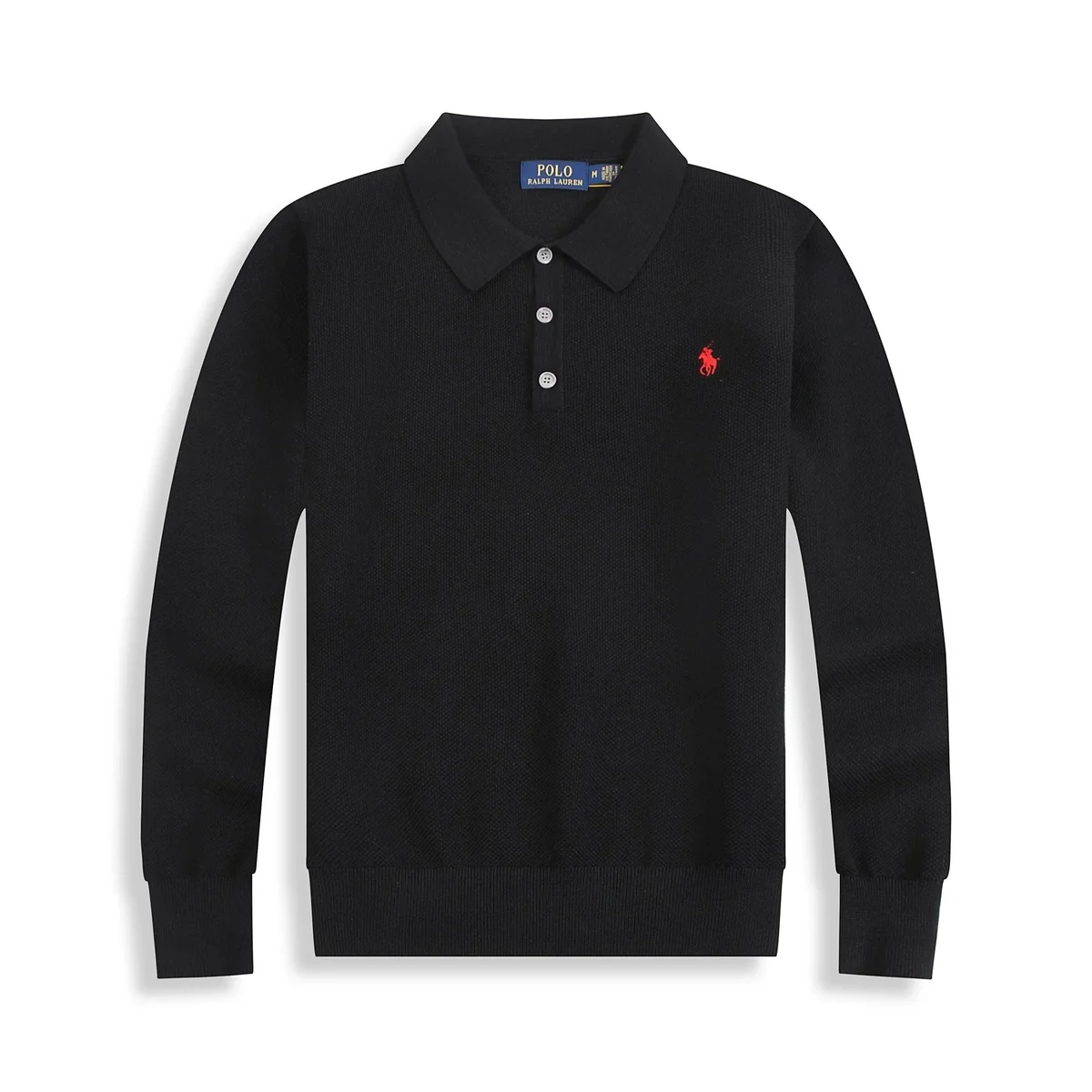 Polo Ralph Lauren Polo Neck Black Sweater