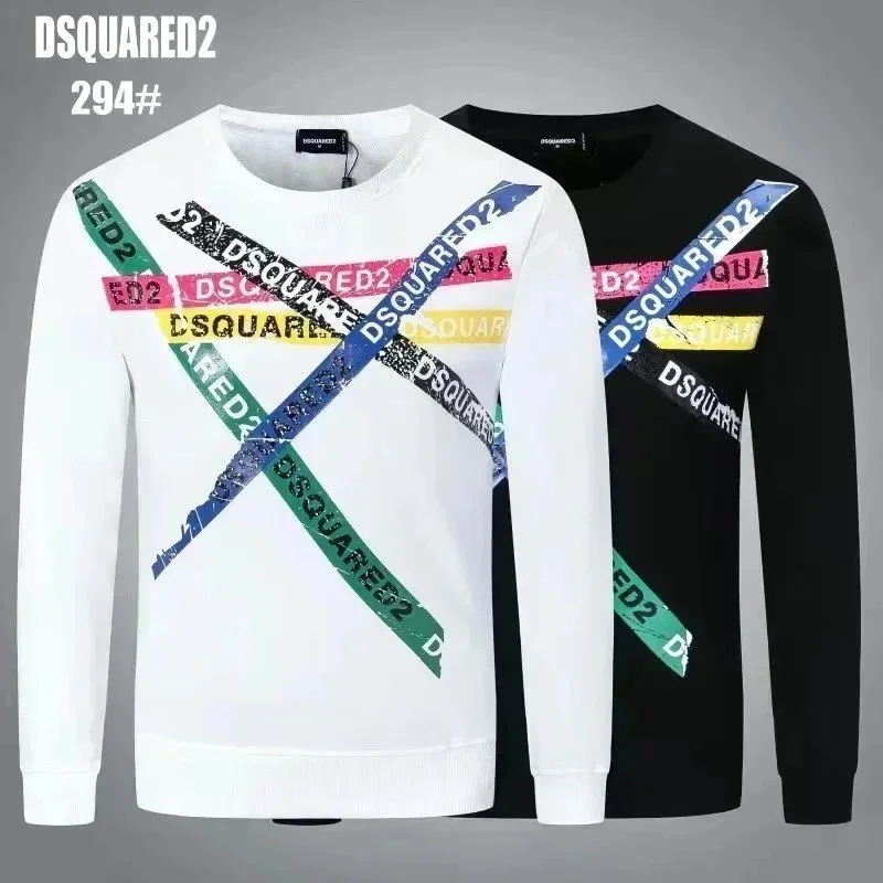 DSQUARED2 DSQ2020 X-Stripes Crewneck Sweatshirt 7 Black