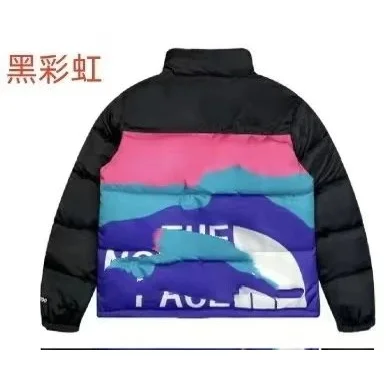 The North Face Nuptse Black Rainbow Parka
