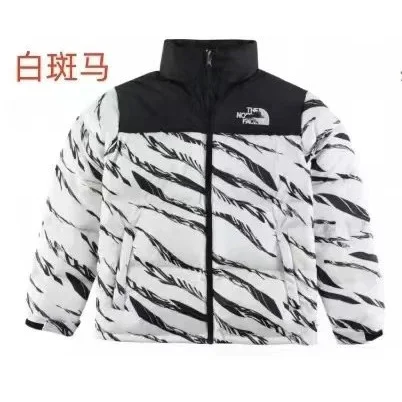The North Face Nuptse White/Black Parka