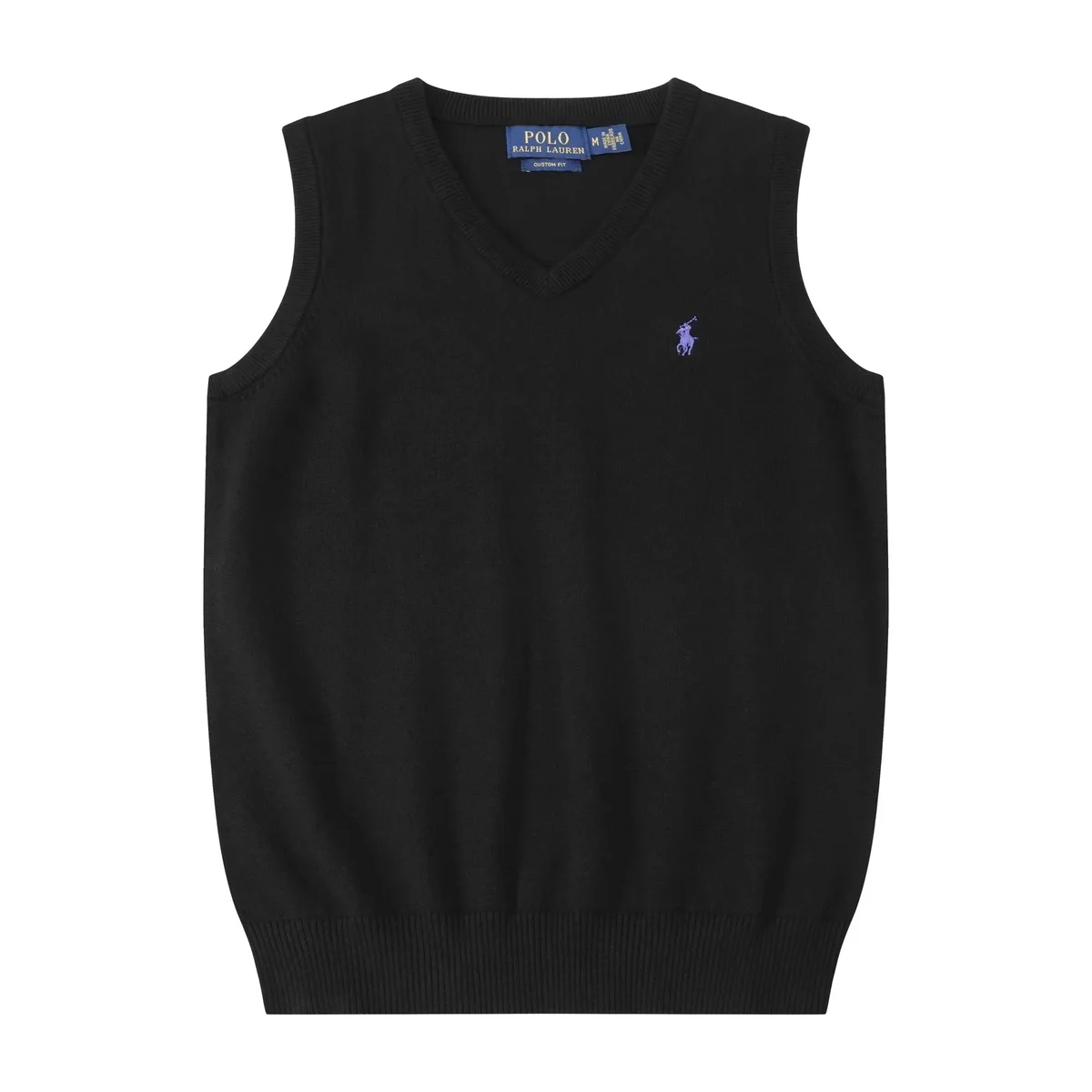 Polo Ralph Lauren Black Polo Pony Knit Vest