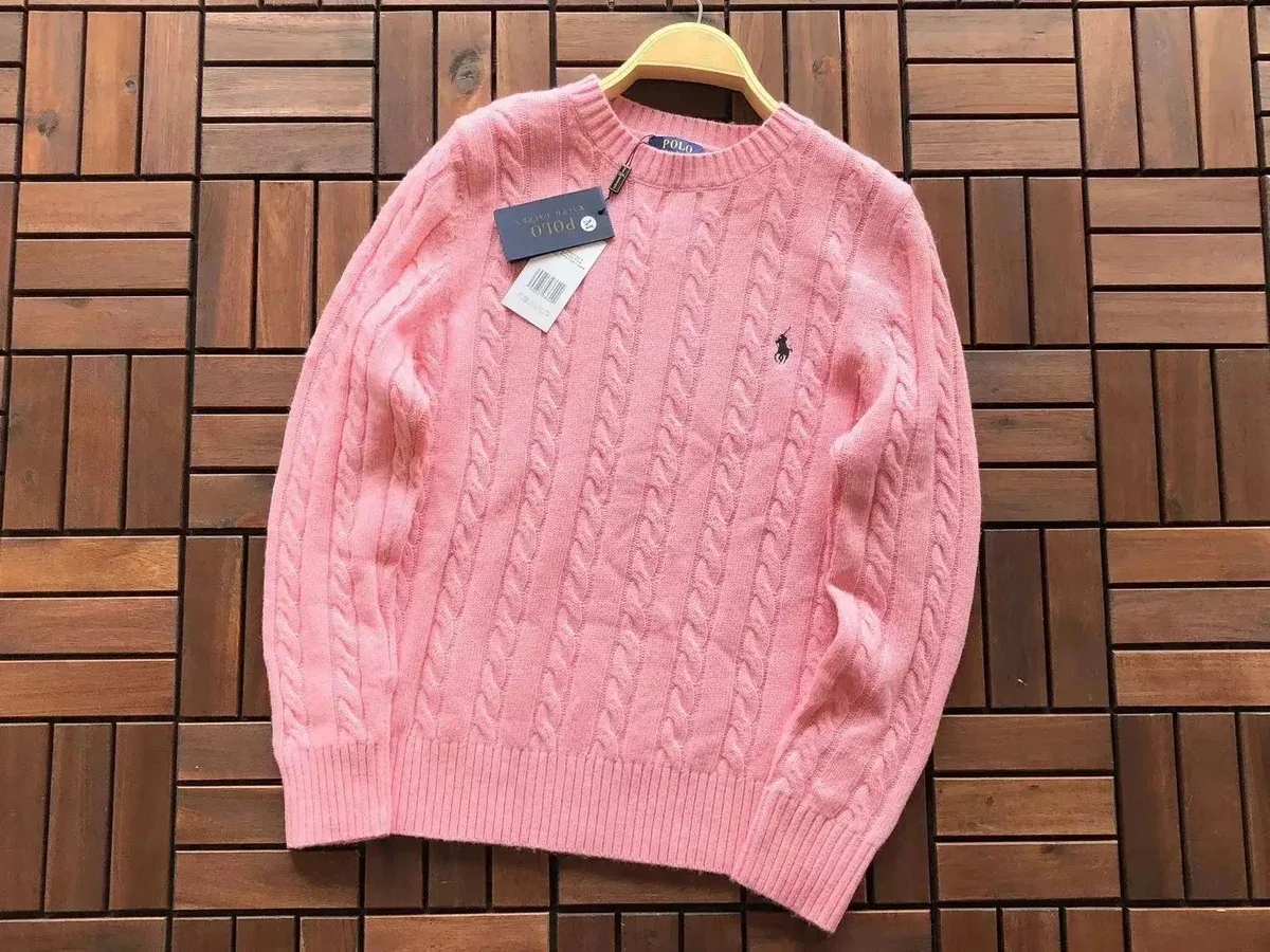 Polo Ralph Lauren Cable Knit Sweater Pink