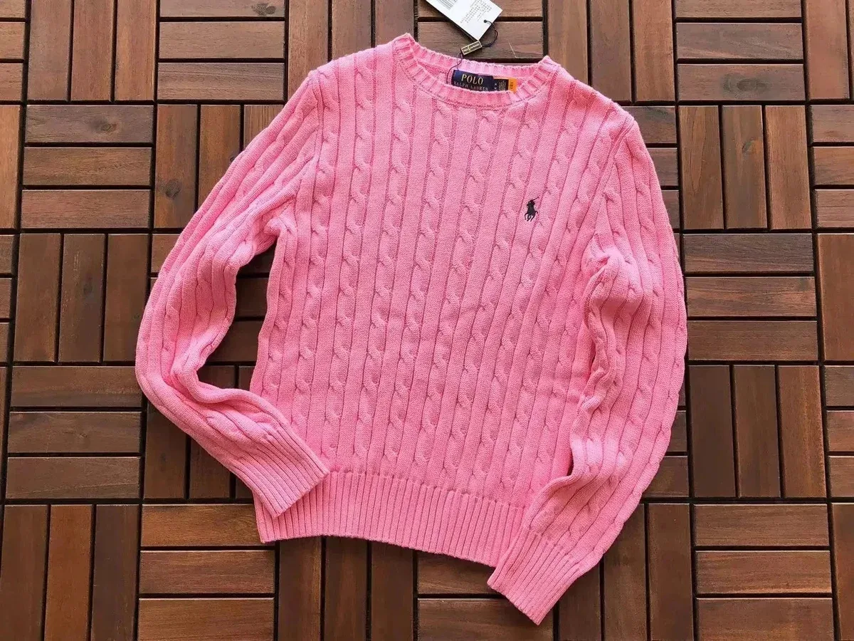 Polo Ralph Lauren Cable Knit Sweater Pink