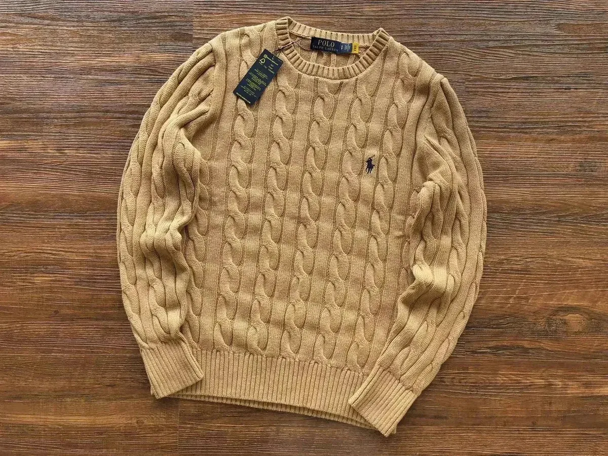Polo Ralph Lauren Cable Knit Sweater Beige