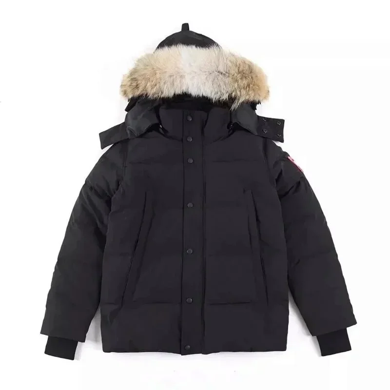 Canada Goose Expedition Black Parka with Fur Hood