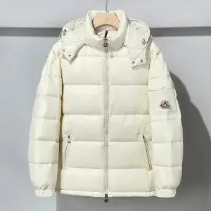 Moncler Maya White Parka