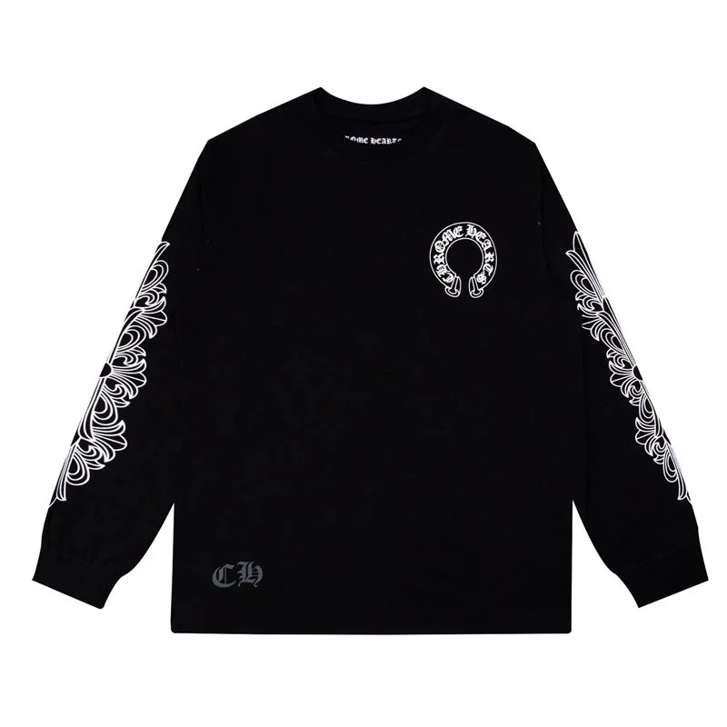 Chrome Hearts CH Cross Black Long Sleeve T-Shirt