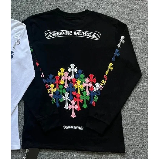 Chrome Hearts CH Cross K8015 Black Long Sleeve T-Shirt