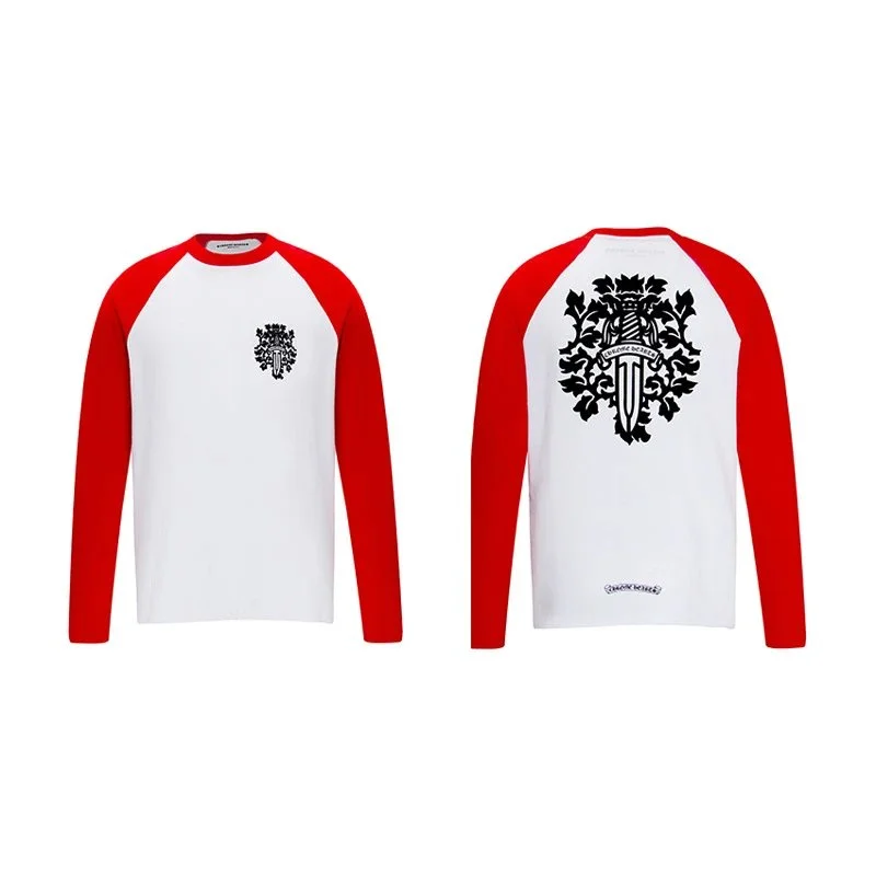 Chrome Hearts Red/White Long Sleeve T-Shirt