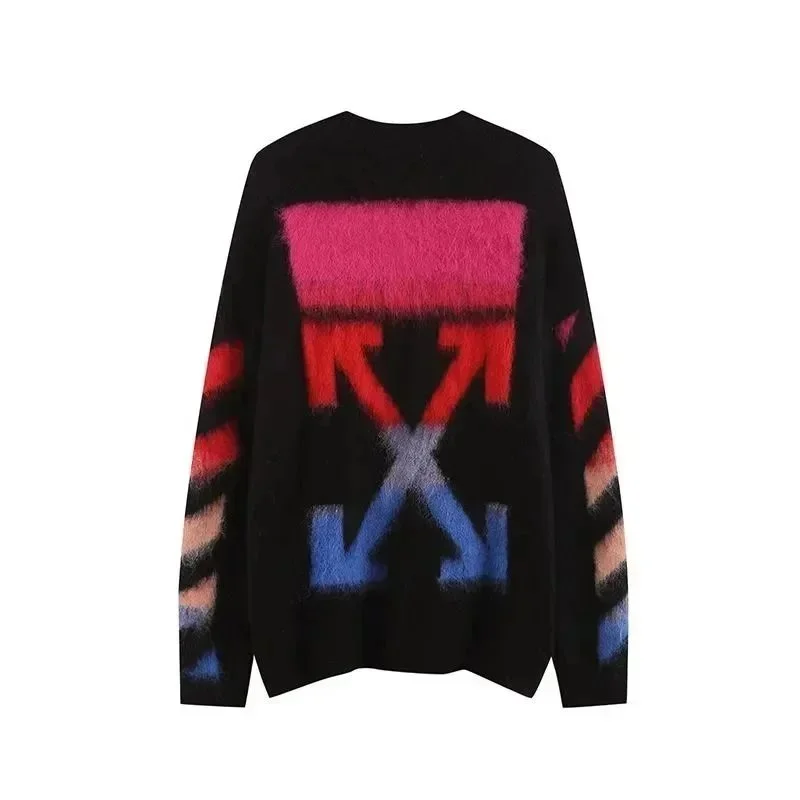 Off-White OW100 Color Block Knit Sweater