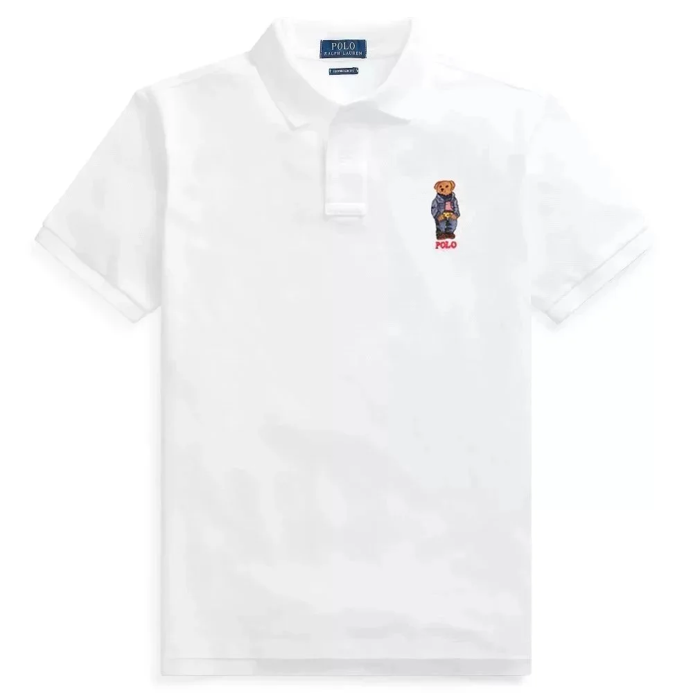 Polo Ralph Lauren Classic Logo White Polo Bear T-Shirt
