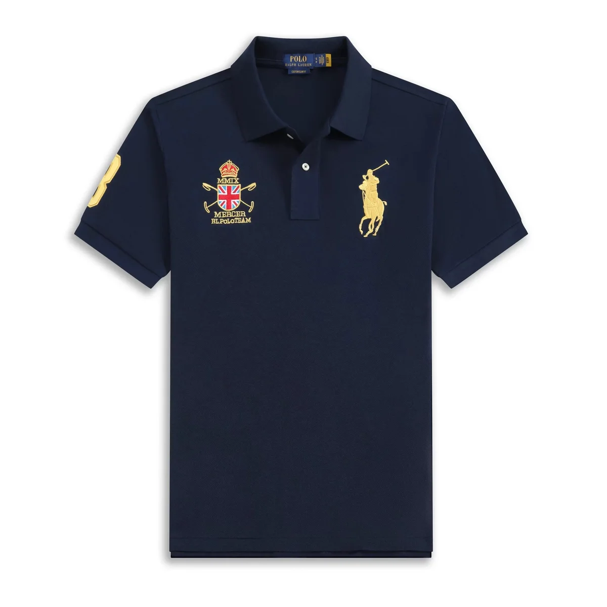 Polo Ralph Lauren Big Pony Navy Gold Polo Shirt