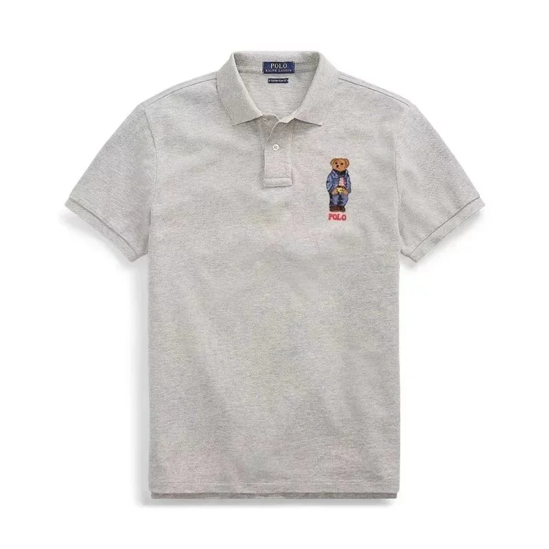 Polo Ralph Lauren Classic Logo Grey Bear Polo Shirt