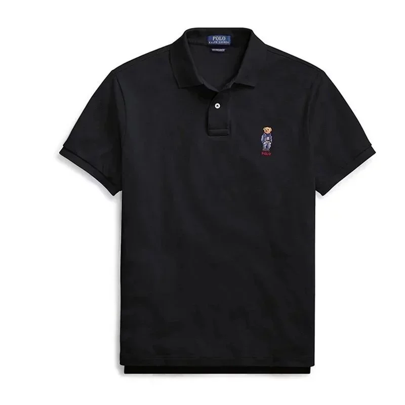 Polo Ralph Lauren Classic Logo Black Polo Shirt