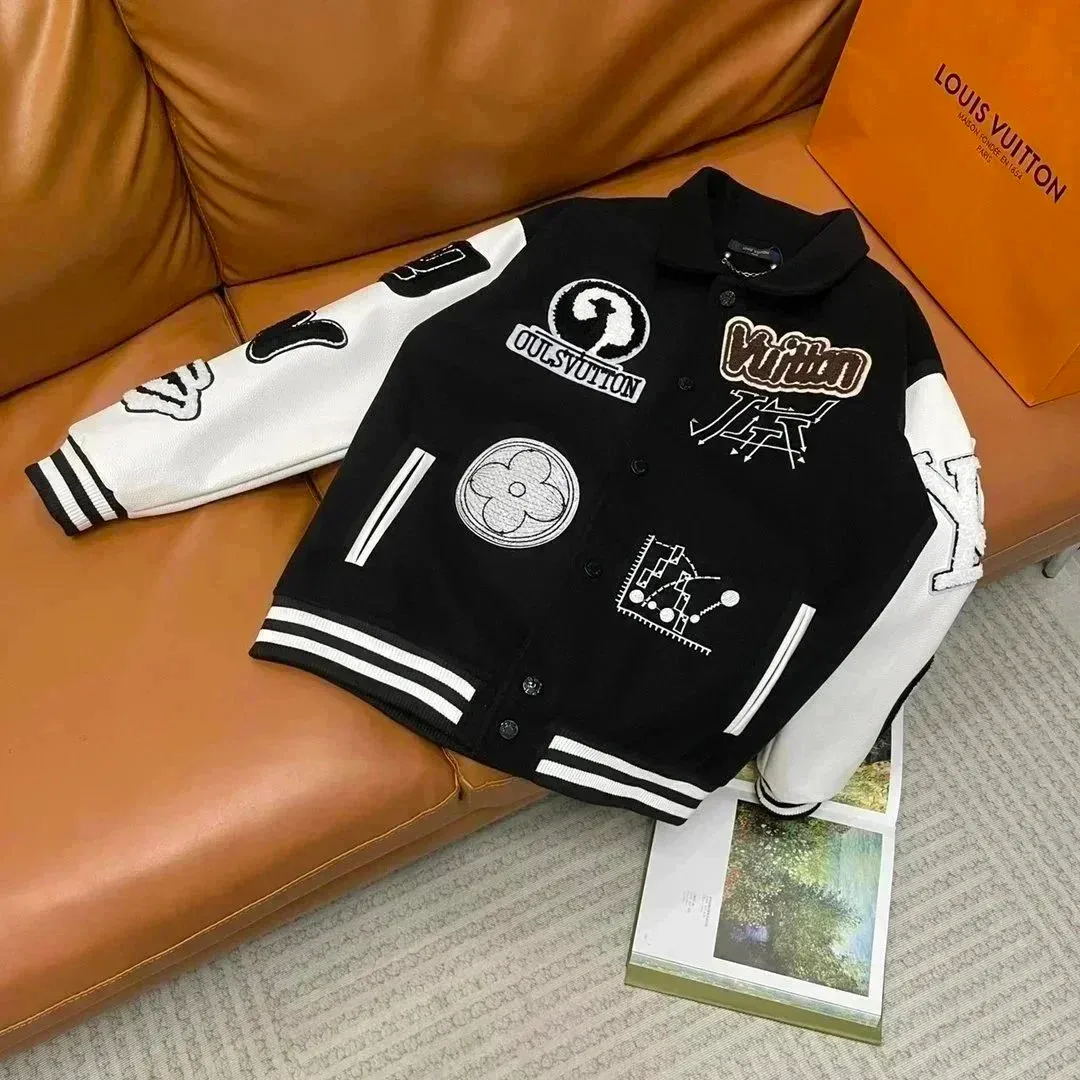 Louis Vuitton Tabi Black & White Letterman Jacket