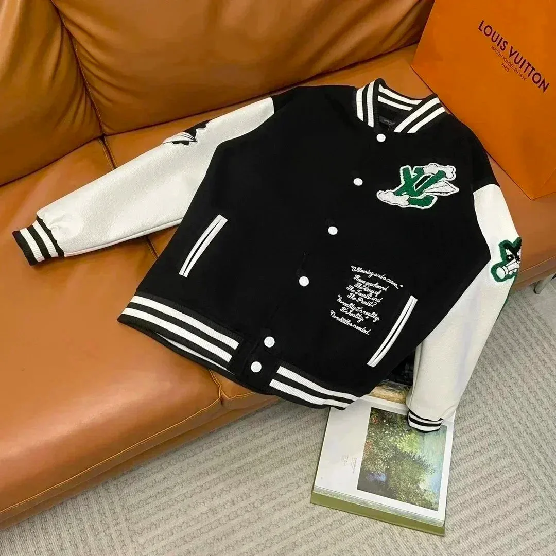 Louis Vuitton Tabi Black & White Letterman Jacket