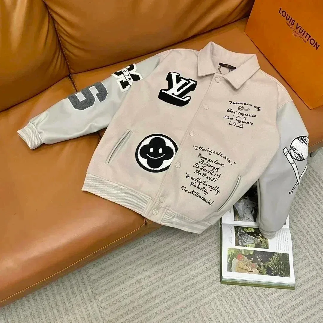Louis Vuitton LV Trainer '10米灰' Baseball Jacket