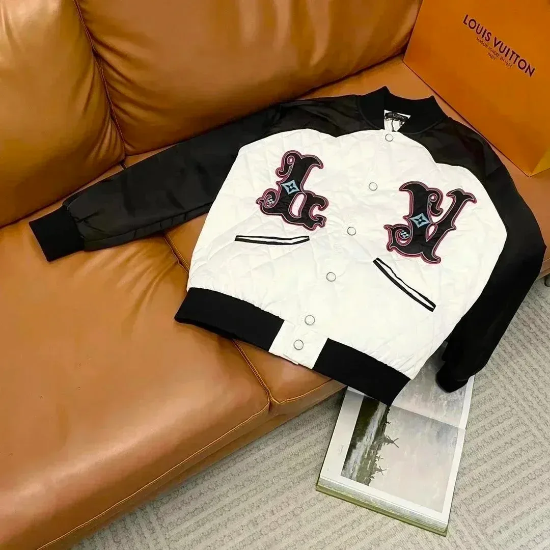 Louis Vuitton Tabi LV Letter Bomber Jacket White/Black