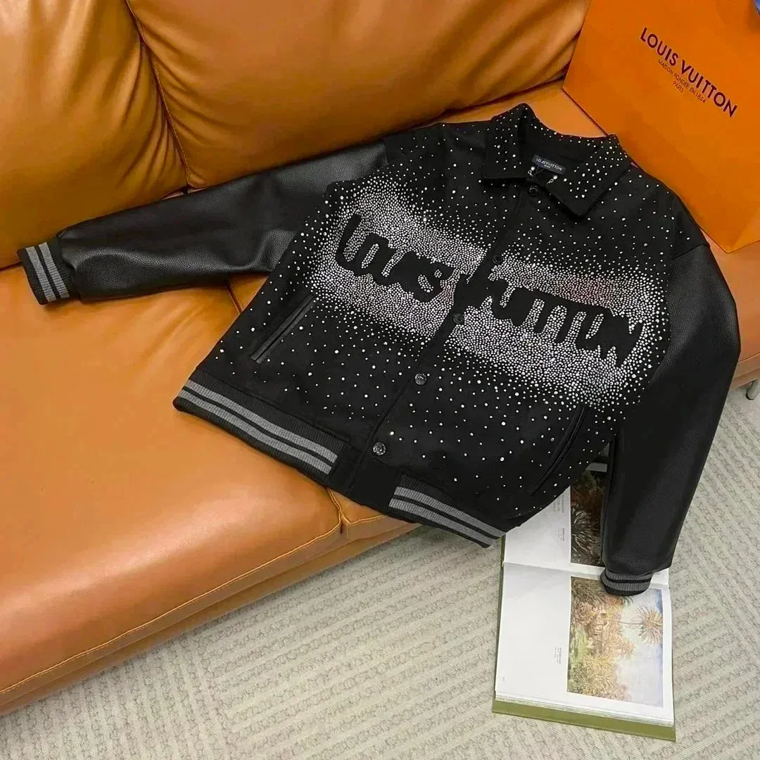 Louis Vuitton Tabi Black Crystal Embellished Jacket