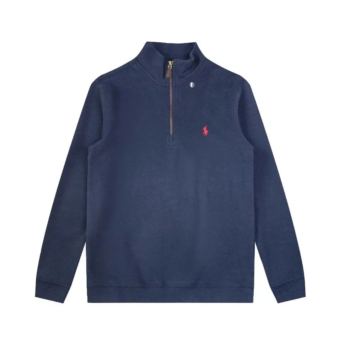 Polo Ralph Lauren Navy Red Pony Hoodie