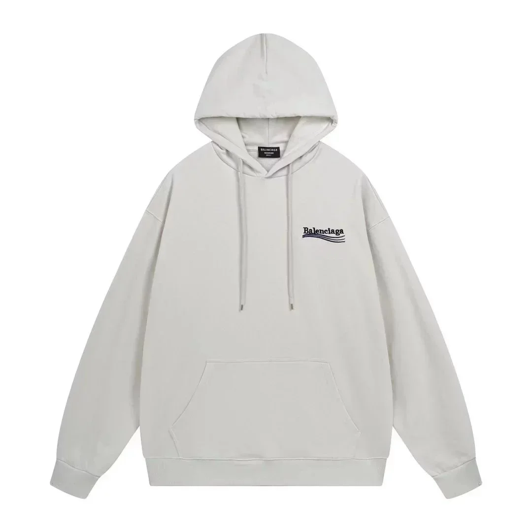 Balenciaga Hoodie Light Grey Casual Top